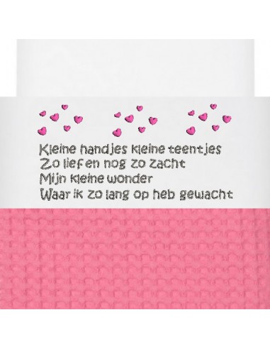 Laken wieg Kleine handjes