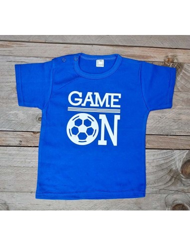 T shirt blauw game on