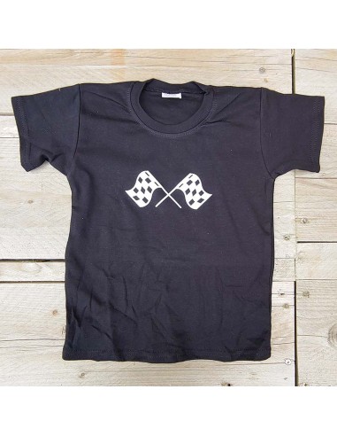 T shirt zwart vlag