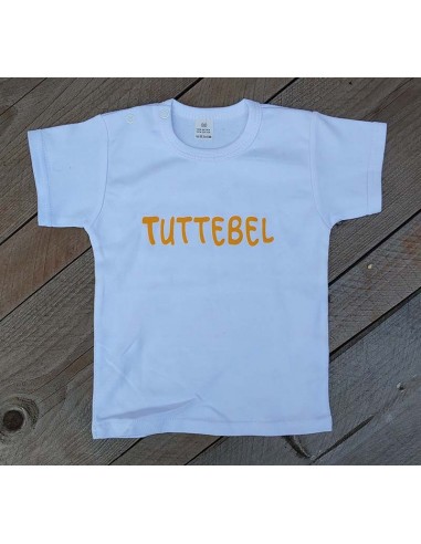 T shirt wit tuttebel