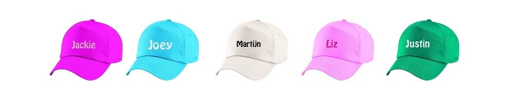 Bedrukte caps